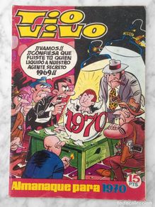 Tebeos: TIO VIVO - ALMANAQUE PARA 1970 - ED. BRUGUERA - 1969 (CON GALAX)